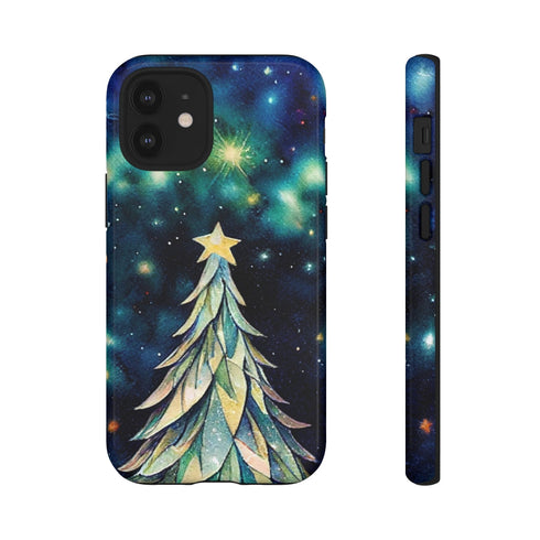 Christmas Tree On a Sky Full of Stars - Impact Resistant Phone Case iPhone 12 Mini Glossy